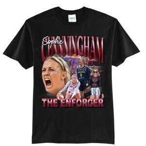 Sophie Cunningham the enforcer Shirt black retro tee